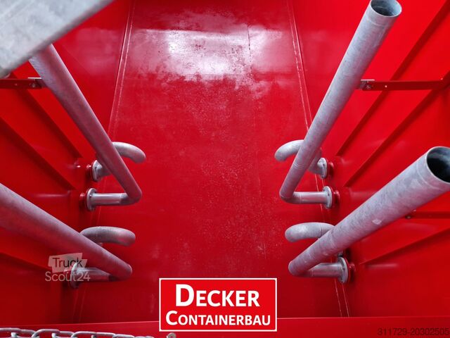 Contentor rolante Decker Containerbau Abrollcontainer, Püffercontainer