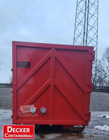 Contentor rolante Decker Containerbau Abrollcontainer, Püffercontainer