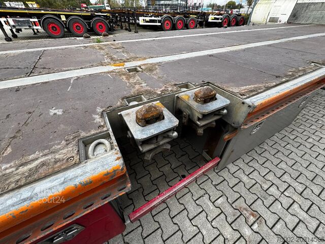 Zwiastun platformy Rufa MEGA PLATFORM / LENKACHSE/ 12 TWISTLOCKS 1x 40F...