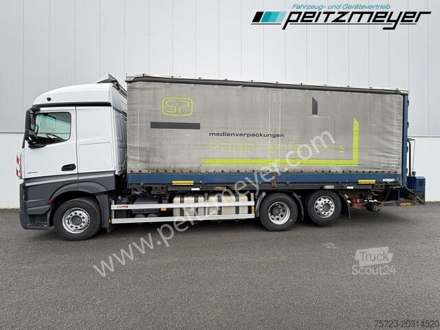 Değiştirilebilir kasalı kamyon Mercedes-Benz Actros 2542 LL BDF Pritsche + Mitnahmestapler