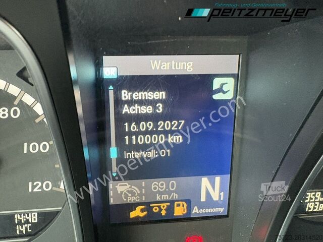 Değiştirilebilir kasalı kamyon Mercedes-Benz Actros 2542 LL BDF Pritsche + Mitnahmestapler