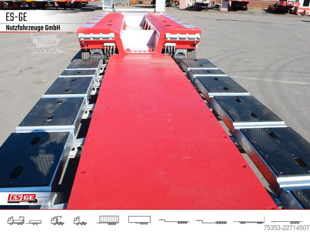 Reboque de plataforma rebaixada FAYMONVILLE MAX Trailer 3+5 Tiefbett (Baggerbett)