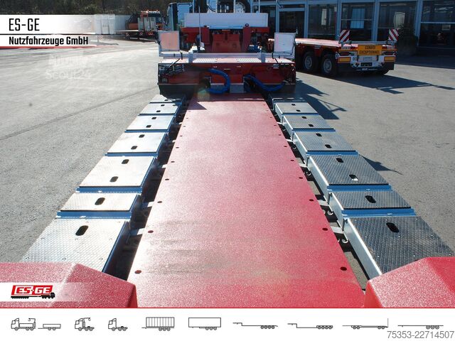 Reboque de plataforma rebaixada FAYMONVILLE MAX Trailer 3+5 Tiefbett (Baggerbett)