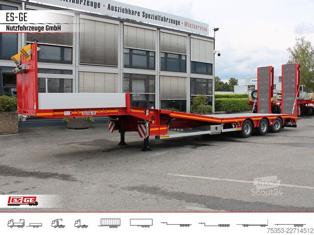 Lavbygd semitrailer FAYMONVILLE Multimax Plus Satteltieflader Hebebett