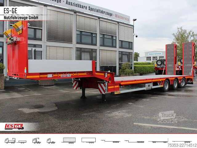 Lavbygd semitrailer FAYMONVILLE Multimax Plus Satteltieflader Hebebett