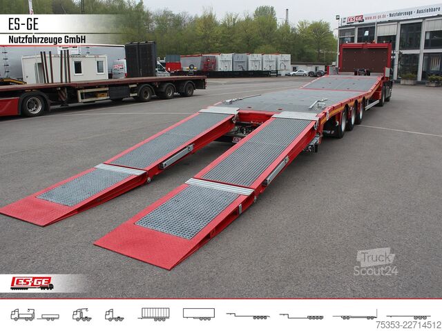 Lavbygd semitrailer FAYMONVILLE Multimax Plus Satteltieflader Hebebett