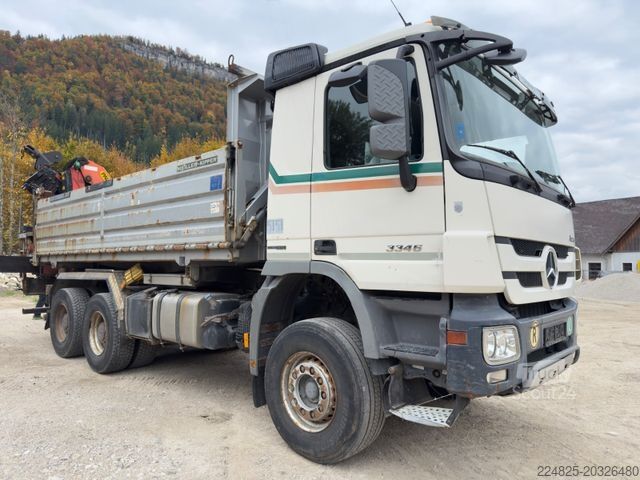 Tre-sidet tipbil MERCEDES-BENZ Actros 3346 6X4 BB 3.Skipper PK23001 *2013*
