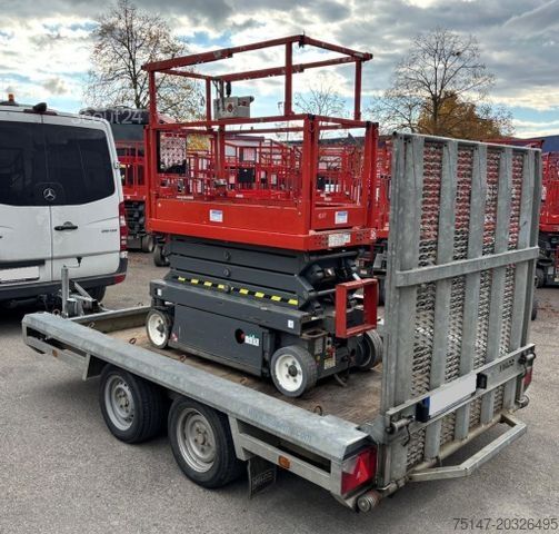 Arbeitsbühne Anhänger HULCO 3to Tandem Anhänger mit Skyjack Hebebühne SJ3219