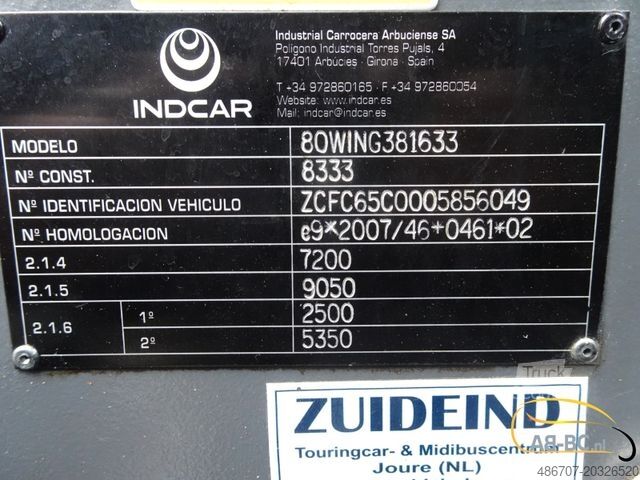 Touringcar IVECO Indcar Wing 28 Sitze EURO 5 Neuer Motor