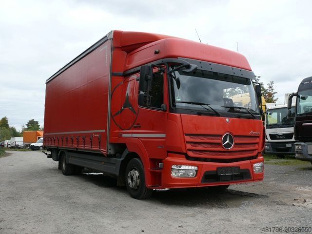 Perdeli panelvan MERCEDES-BENZ 824*Schiebeplane*Euro6*Schlafplatz*Stdh*AHK