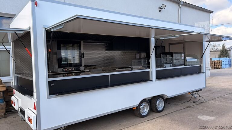 Satış römorku, finansman mevcut 6,2m Imbissanhänger, Imbisswagen| Foodtruck