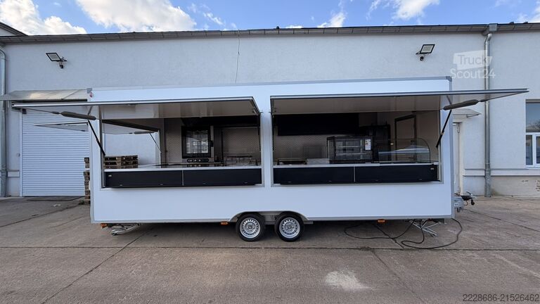 Satış römorku, finansman mevcut 6,2m Imbissanhänger, Imbisswagen| Foodtruck