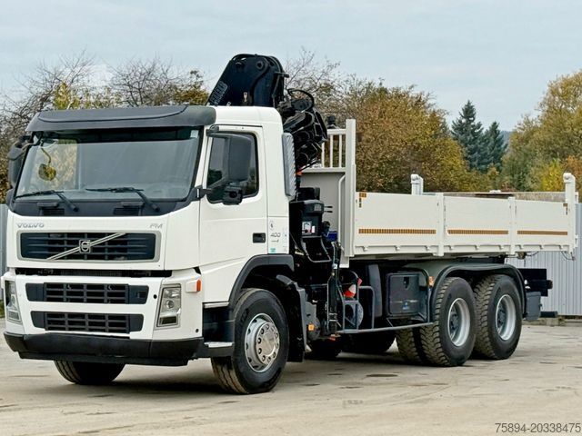 Kiper kamion VOLVO FM 400 Kipper 6,20m * HIAB 144 B-3 HIDUO* 6x4