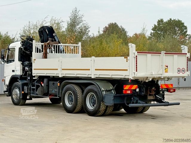 Auto-dizalica montirana na kamionu VOLVO FM 400 Kipper 6,20m * HIAB 144 B-3 HIDUO* 6x4