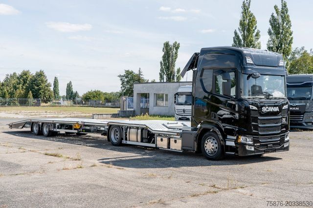 Autotransporter LKW SCANIA R380 Autotransporter für 3 PKW's