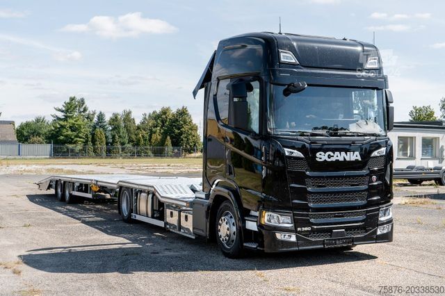 Autotransporter LKW SCANIA R380 Autotransporter für 3 PKW's