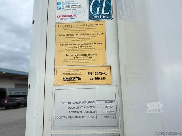 Køletrailer SCHMITZ CARGOBULL 3 Achs ThermoKing SLXE 300 Doppelstock Lift SAF