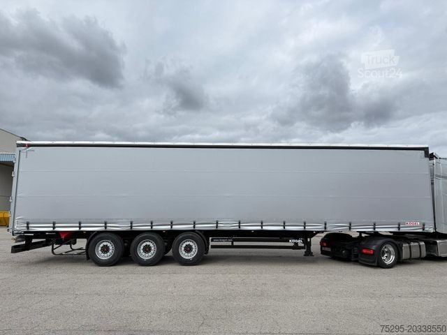 Открытый полуприцеп с тентом KÖGEL 3Achs Standard Curtainsider Liftachse