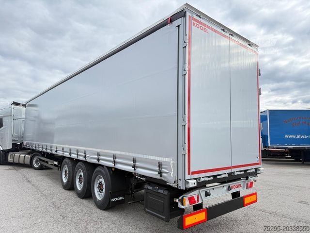 Открытый полуприцеп с тентом KÖGEL 3Achs Standard Curtainsider Liftachse