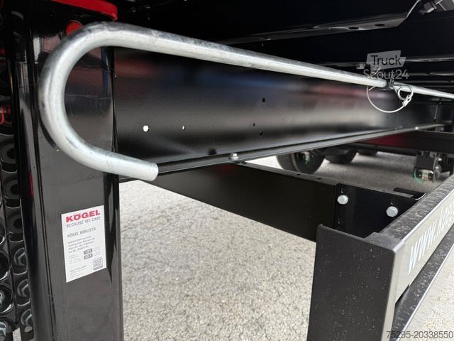 Открытый полуприцеп с тентом KÖGEL 3Achs Standard Curtainsider Liftachse