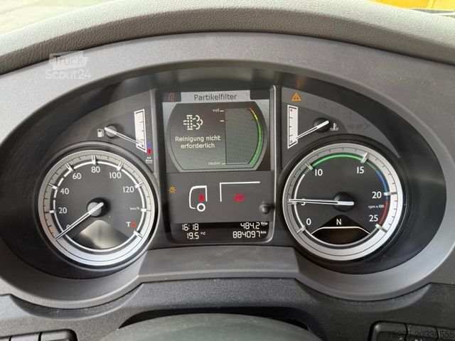Autocarro con cassone fisso DAF XF 440 SC Staplerhalter Lift/Lenk L8,45m TÜV neu