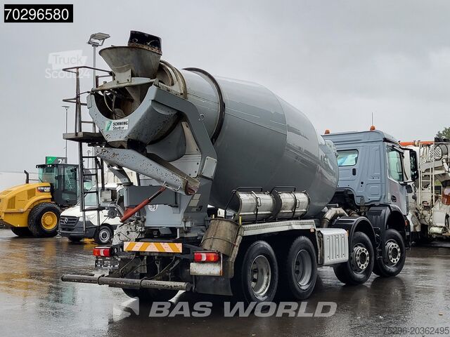 Mixer Mercedes Arocs 3240 8X4 9m3 Stetter Mixer Full Steel Euro 6