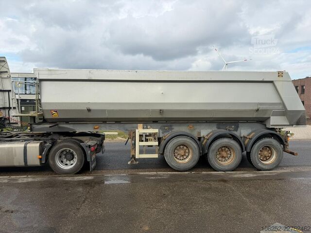 Kipper Turbo's Hoet 3-AXLES ALU TIPPER / STEEL CHASSIS - DRUM BRAKE...