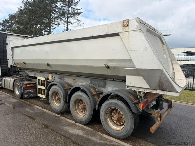 Kipper Turbo's Hoet 3-AXLES ALU TIPPER / STEEL CHASSIS - DRUM BRAKE...