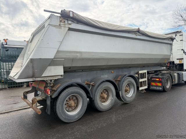 Kipper Turbo's Hoet 3-AXLES ALU TIPPER / STEEL CHASSIS - DRUM BRAKE...
