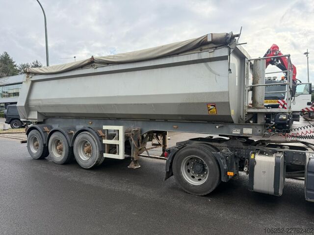 Kipper Turbo's Hoet 3-AXLES ALU TIPPER / STEEL CHASSIS - DRUM BRAKE...