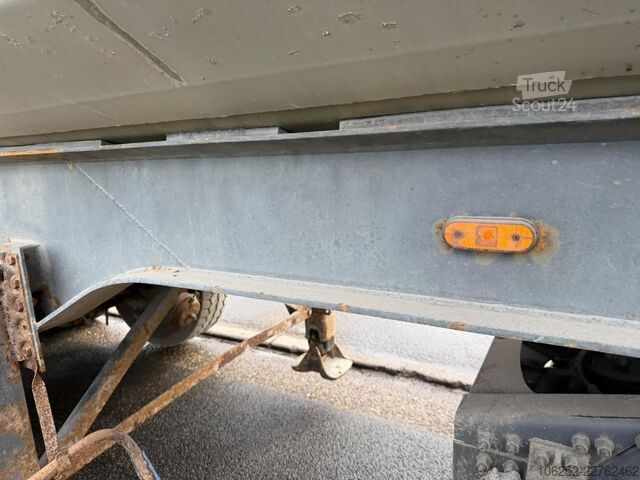 Kipper Turbo's Hoet 3-AXLES ALU TIPPER / STEEL CHASSIS - DRUM BRAKE...