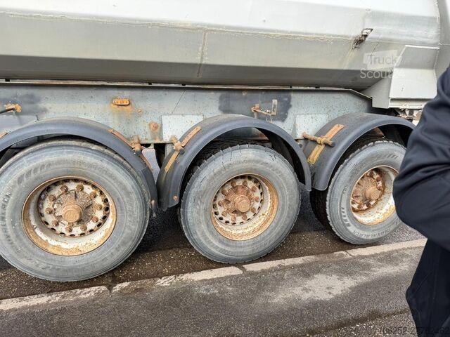 Kipper Turbo's Hoet 3-AXLES ALU TIPPER / STEEL CHASSIS - DRUM BRAKE...
