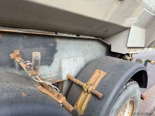 Kipper Turbo's Hoet 3-AXLES ALU TIPPER / STEEL CHASSIS - DRUM BRAKE...