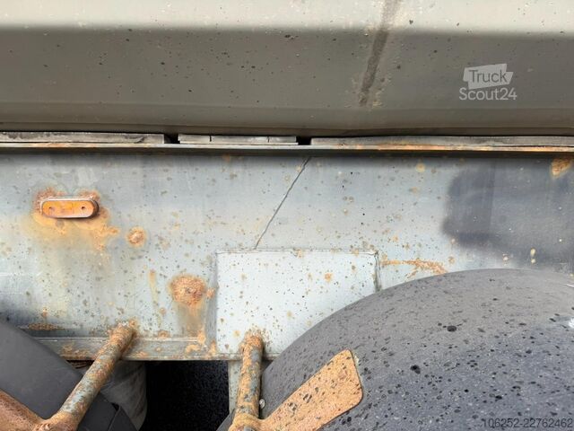 Kipper Turbo's Hoet 3-AXLES ALU TIPPER / STEEL CHASSIS - DRUM BRAKE...
