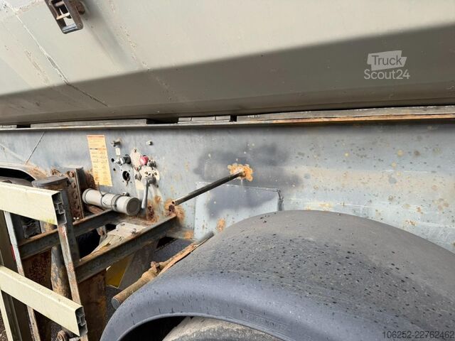 Kipper Turbo's Hoet 3-AXLES ALU TIPPER / STEEL CHASSIS - DRUM BRAKE...