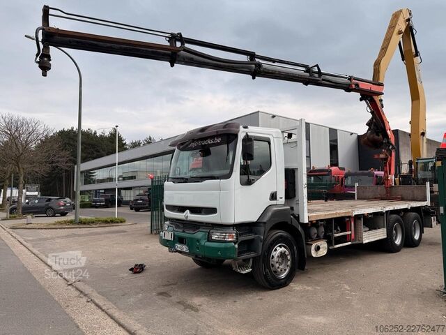  Renault 370 DCI 6x4 + CRANE PALFINGER PK16502 + RADIO -...