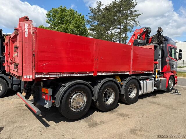  Scania G490 8x4 TRIDEM PRITSCHE + KRAN FASSI F275A.2.2...