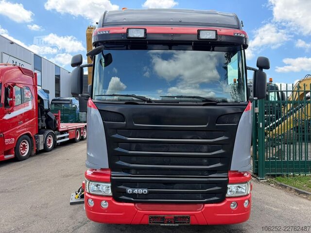  Scania G490 8x4 TRIDEM PRITSCHE + KRAN FASSI F275A.2.2...