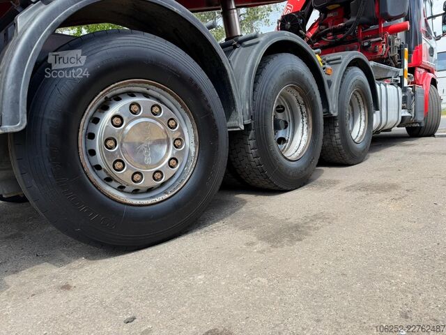  Scania G490 8x4 TRIDEM PRITSCHE + KRAN FASSI F275A.2.2...