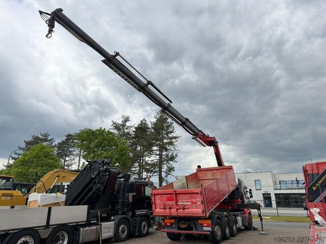  Scania G490 8x4 TRIDEM PRITSCHE + KRAN FASSI F275A.2.2...