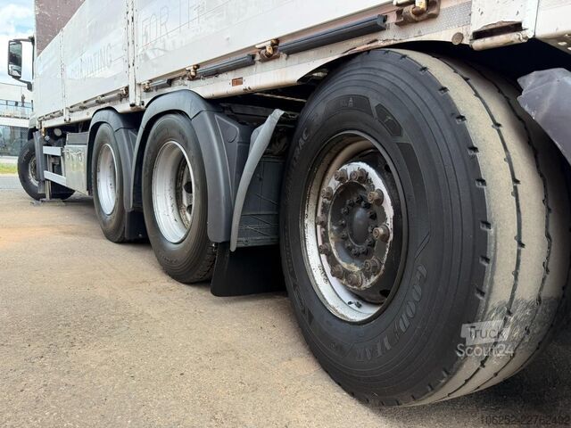 Lasteplattform MAN TGS 35.440 8x4 TRIDEM PRITSCHE + KRAN HIAB 288 ...