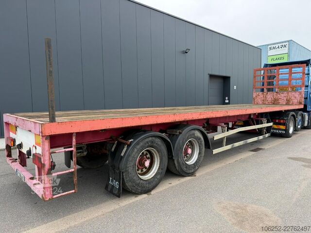  LAG 2-AXLES PLATFORM / PLATEAU 38T - 12m - ROR - AI...