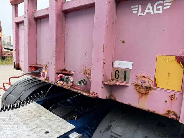  LAG 2-AXLES PLATFORM / PLATEAU 38T - 12m - ROR - AI...