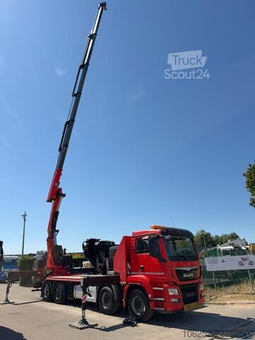 Nakladacia plošina MAN TGS 37.440 8X4 PRITSCHE + KRAN FASSI F820 (6x) ...