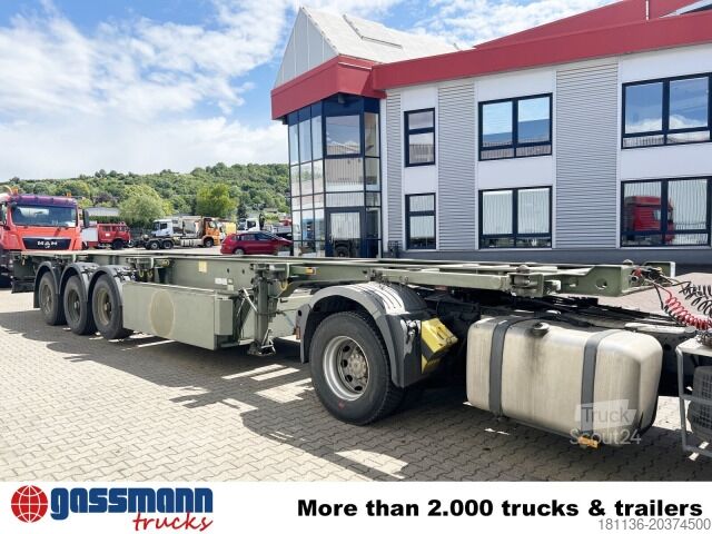 Wissellaadbak oplegger Schmitz SCF 24 Containerchassis, 2x20/20/30/40ft,