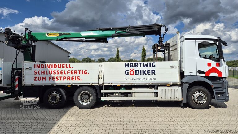 Ciężarówka z platformą (otwarta) Mercedes-Benz Antos 2540L mit PK 20.501L Tec3