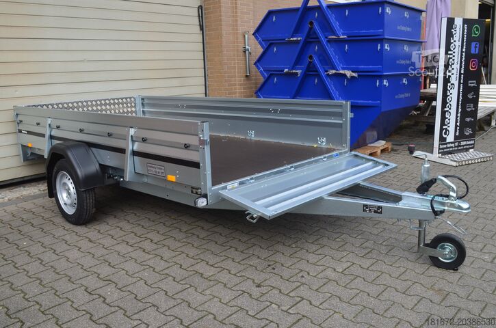 Dieplader aanhangwagen Brenderup Brenderup 750 Kg 301x153x40 kippfunktion