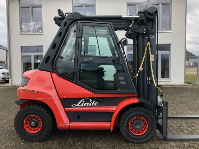 Priekinis krautuvas LINDE H60D 396_Diesel_ Heizung_4. Ventil_ Deutz_ Waage