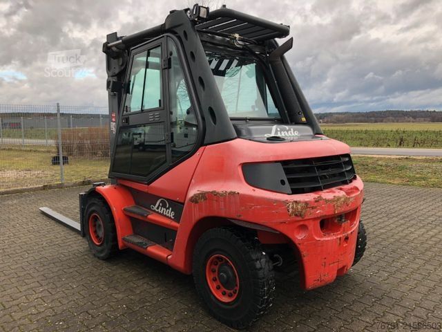 Priekinis krautuvas LINDE H60D 396_Diesel_ Heizung_4. Ventil_ Deutz_ Waage
