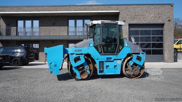 Viengubo būgno volas HAMM DV 70 VV Walze Tandemwalze Splittstreuer